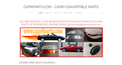 Desktop Screenshot of capriparts.com