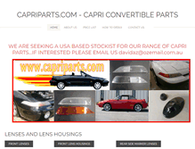 Tablet Screenshot of capriparts.com